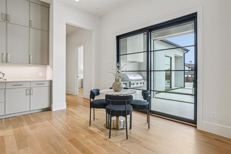 Furnished interior view inside a new home in , Southlake (Image 6). Furnished interior view inside a new home in , Southlake (Image 6).
