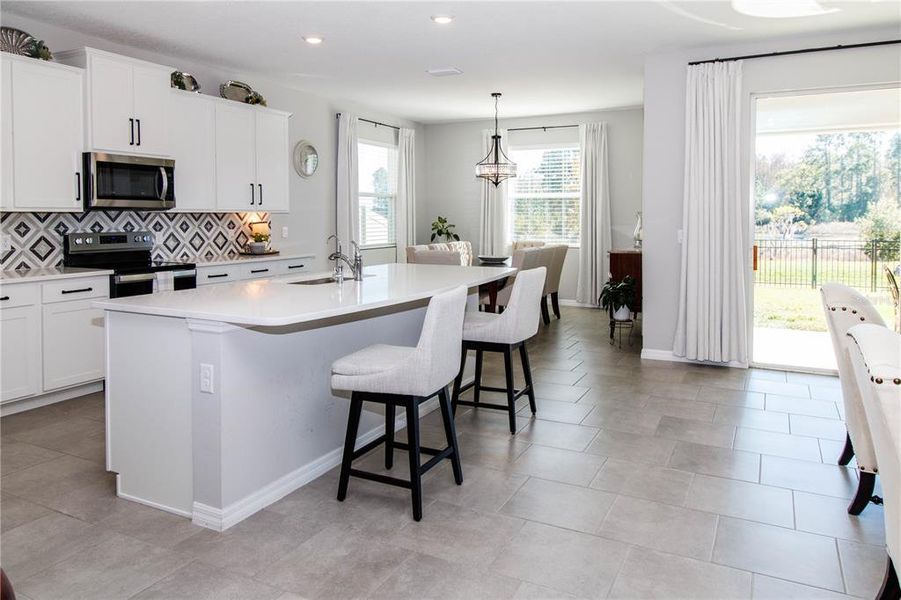 Furnished interior view inside a new home in Deerbrook, Land O' Lakes (Image 11). Furnished interior view inside a new home in Deerbrook, Land O' Lakes (Image 11).