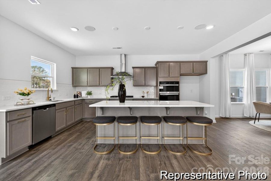 Furnished interior view inside a new home in Morgan Hills, Albemarle (Image 10).
