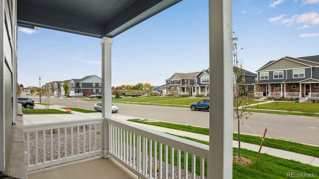 Exterior details and patio area of a home in Hansen Farm, Fort Collins (Image 20).