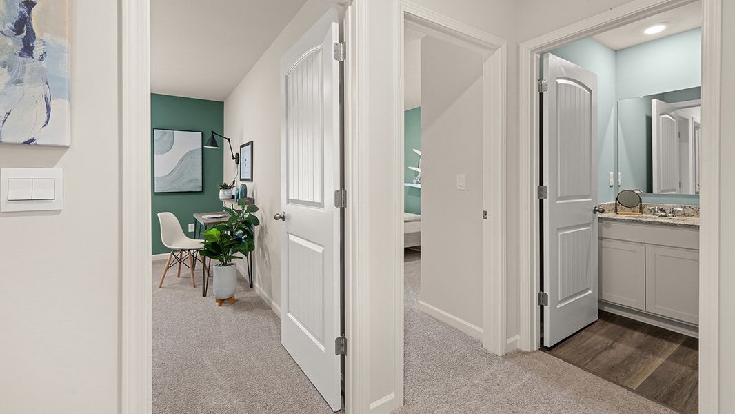 Furnished interior view inside a new home in Old Summerville Village, Rome (Image 20).