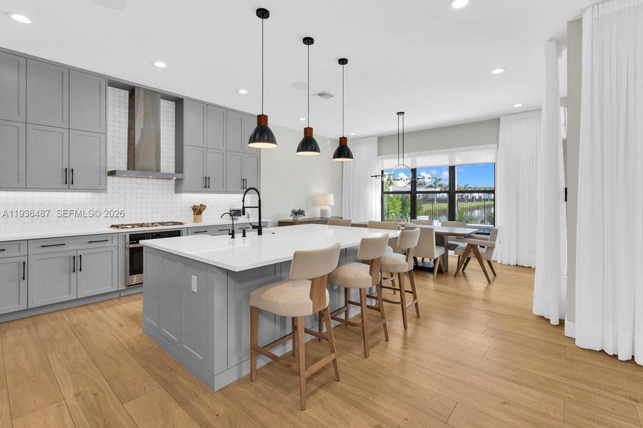 Furnished interior view inside a new home in , Boca Raton (Image 11).