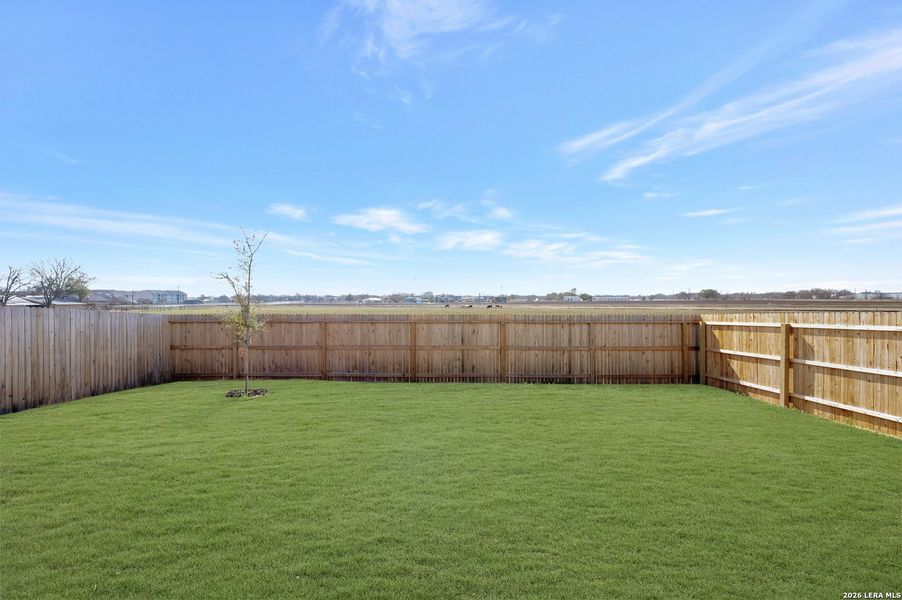 Exterior details and patio area of a home in Meadows at Clear Springs, New Braunfels (Image 25).