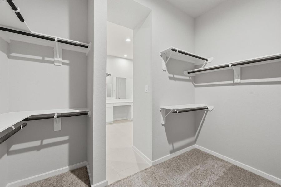 Furnished interior view inside a new home in Canterra Creek  60', Iowa Colony (Image 12).