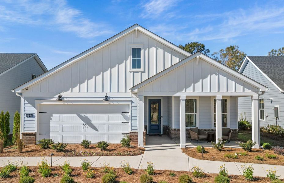 Representative exterior photo of a completed home built from the Mystique by Del Webb in Del Webb Greenville, Greenville, SC (Image 21).