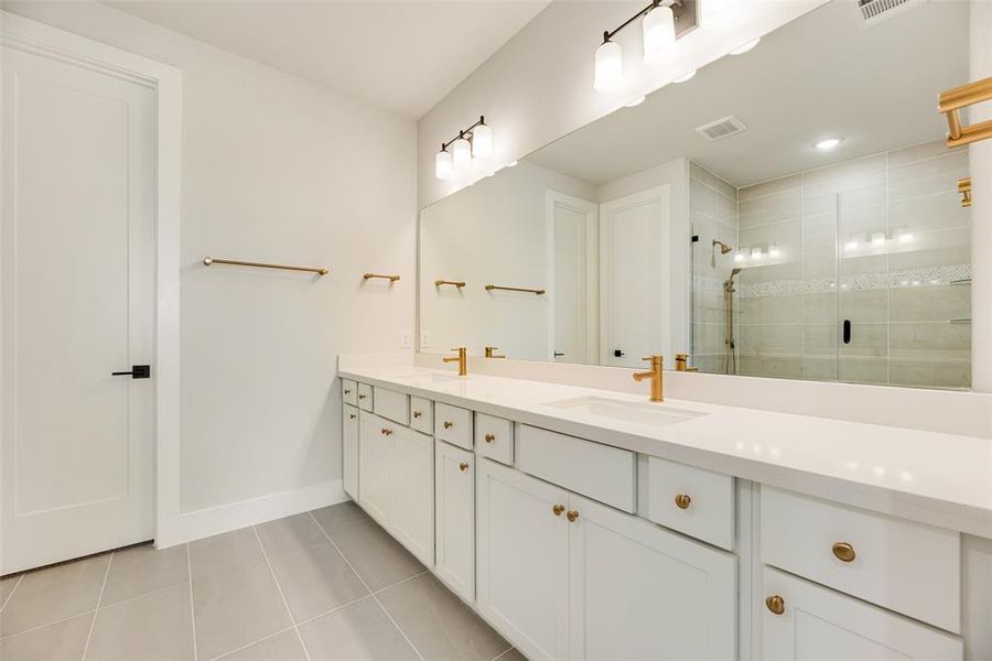 Furnished interior view inside a new home in Collin Creek, Plano (Image 6).