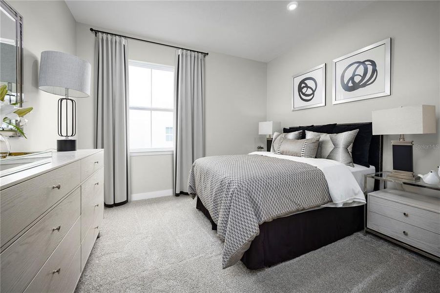 Furnished interior view inside a new home in The Palms at Venetian Bay, New Smyrna Beach (Image 14).