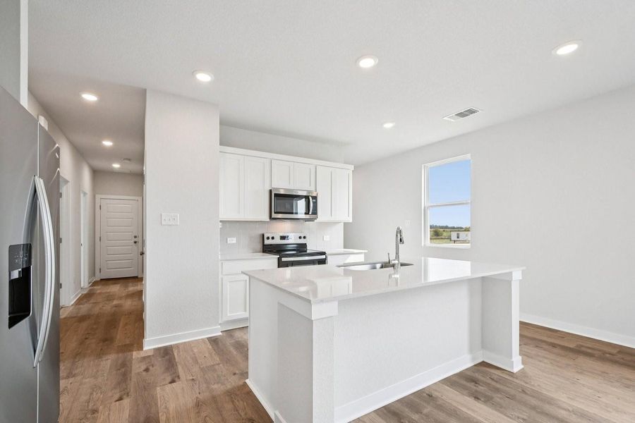 Furnished interior view inside a new home in Eastwood at Sonterra, Jarrell (Image 7).