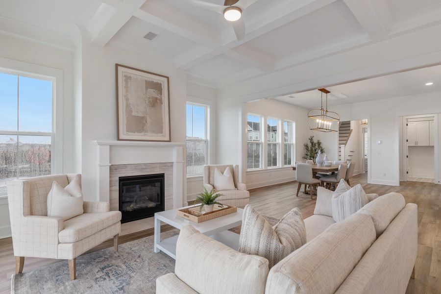 Furnished interior view inside a new home in , Summerville (Image 10).