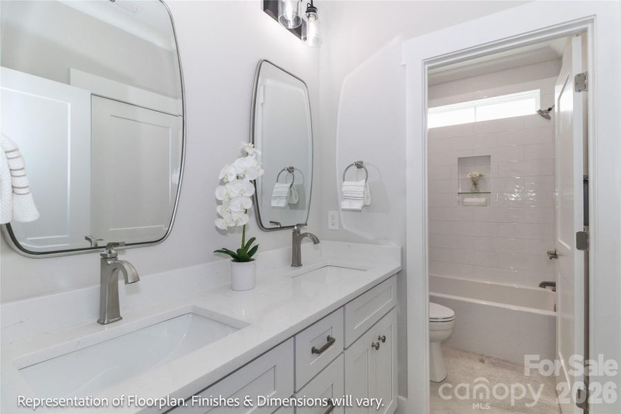 Furnished interior view inside a new home in , Mooresville (Image 28).