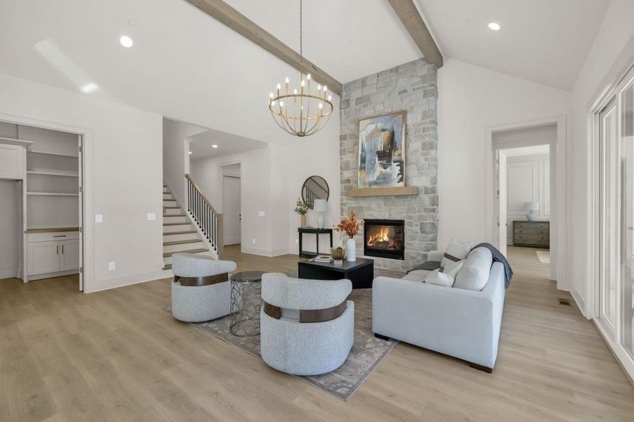 Furnished interior view inside a new home in Annecy, Nolensville (Image 14).