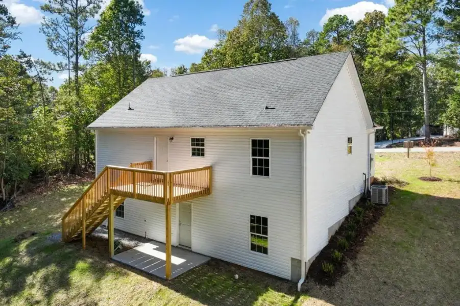 Exterior details and patio area of a home in , Lula (Image 29).