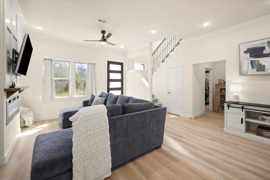 Lots of natural light