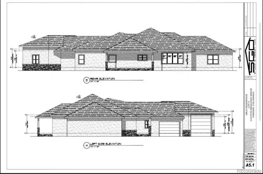 Rear Elevation Rear Elevation