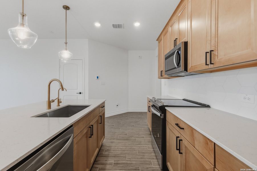 Furnished interior view inside a new home in Horizon Ridge, San Antonio (Image 7).