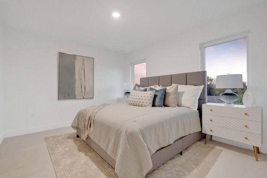 Furnished interior view inside a new home in , Orlando (Image 49).