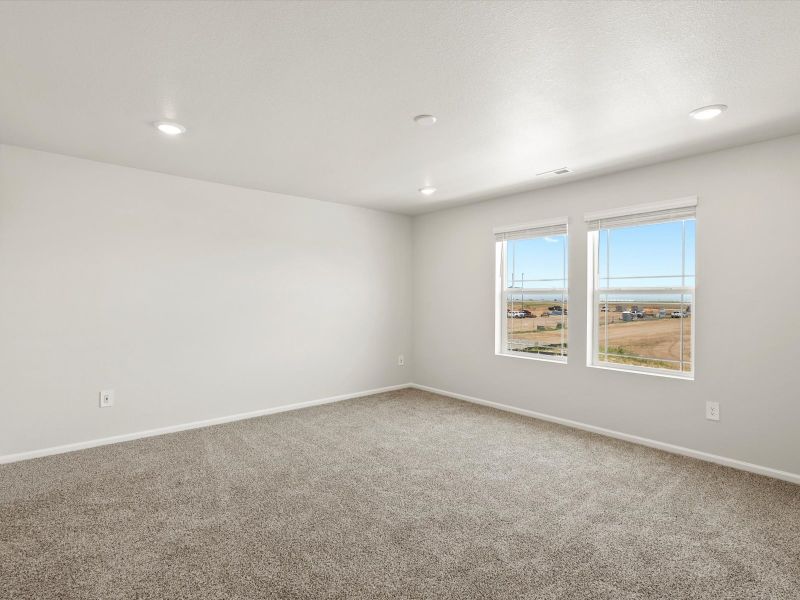 The Aspen floorplan image taken at a Meritage Homes community in Aurora, CO. The Aspen floorplan image taken at a Meritage Homes community in Aurora, CO.