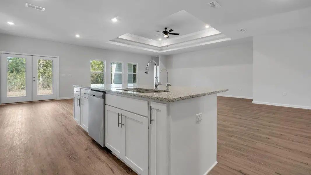 Furnished interior view inside a new home in Greystone, Crawfordville (Image 7).