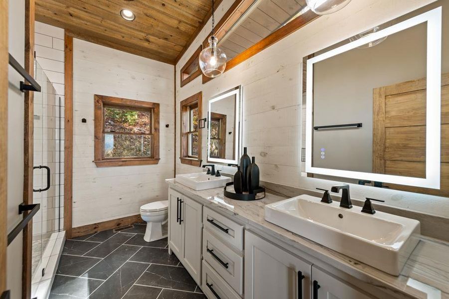 Furnished interior view inside a new home in , Blue Ridge (Image 10).