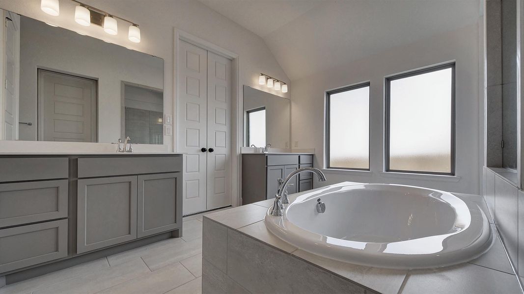 Furnished interior view inside a new home in Alsatian Oaks 50', Castroville (Image 14). Furnished interior view inside a new home in Alsatian Oaks 50', Castroville (Image 14).