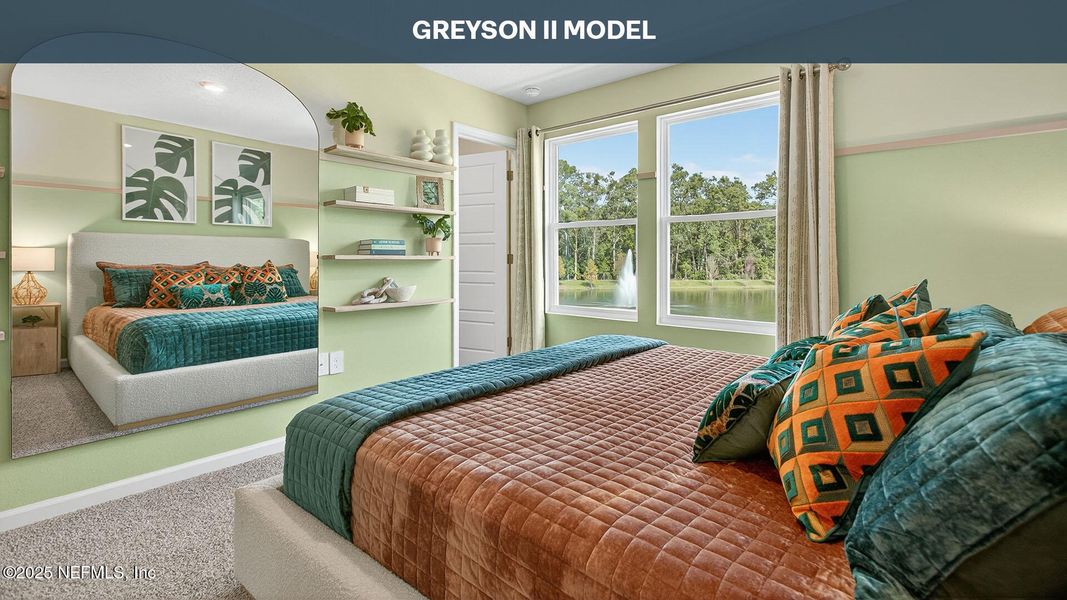 Furnished interior view inside a new home in Trout River, Jacksonville (Image 16).