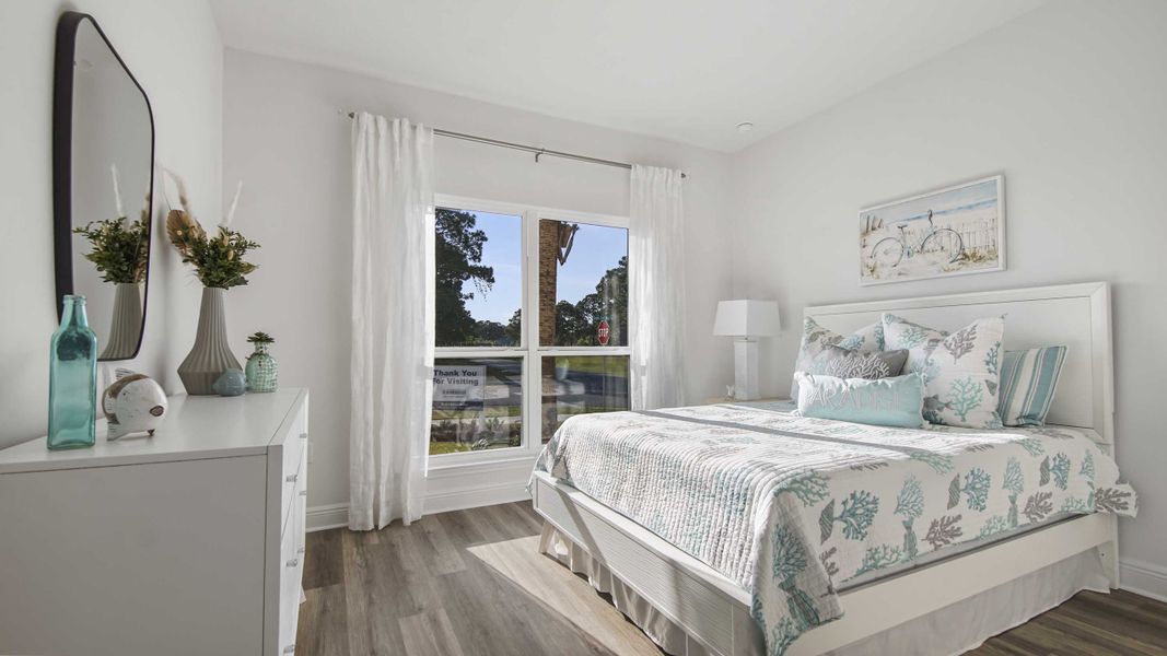 Furnished interior view inside a new home in Bayside at Ward Creek, Panama City Beach (Image 35).