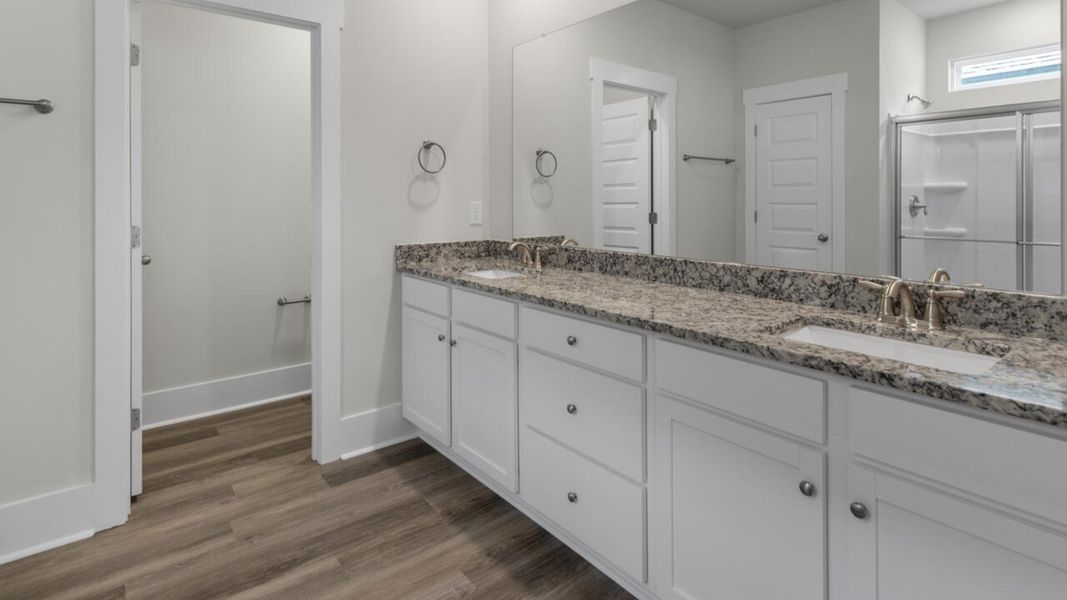 Furnished interior view inside a new home in The Haven at Indigo Preserve, Leland (Image 9).