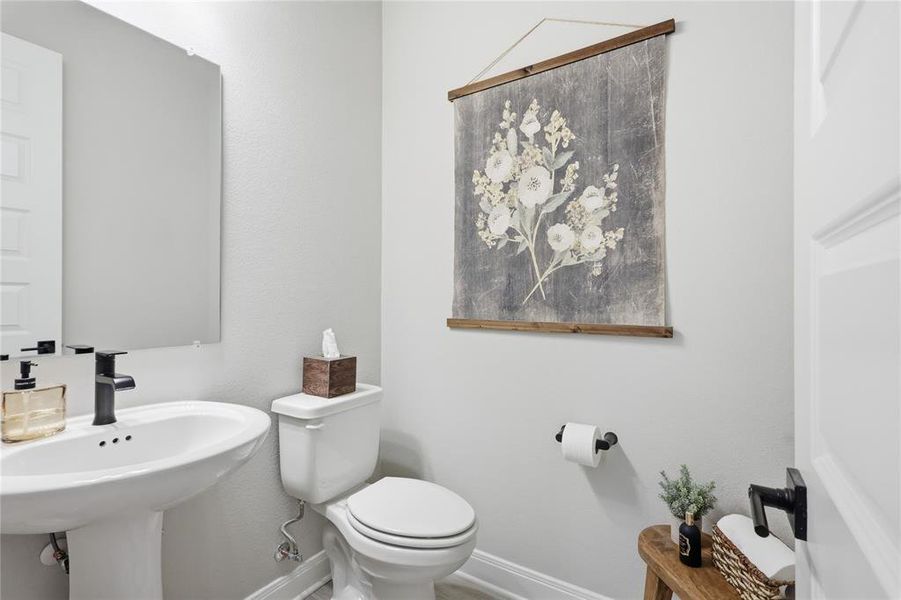 Furnished interior view inside a new home in Pecan Square – Classics, Northlake (Image 14).
