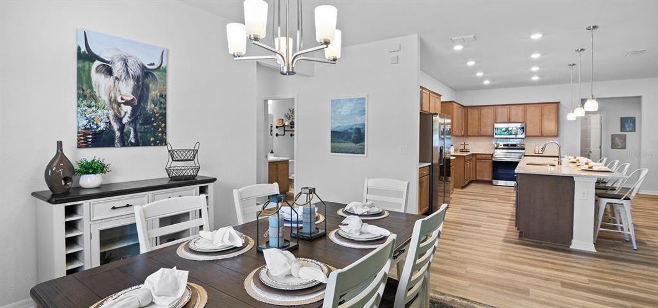Furnished interior view inside a new home in Copperleaf, Ocala (Image 6).