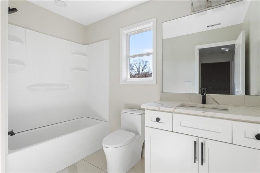 Furnished interior view inside a new home in , Atlanta (Image 12).