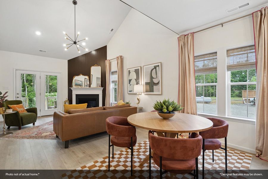 Furnished interior view inside a new home in Central Creek, Goose Creek (Image 12).