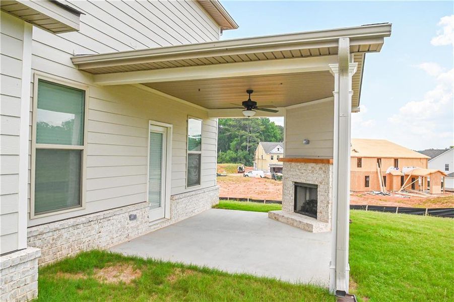 Exterior details and patio area of a home in , Stockbridge (Image 57).
