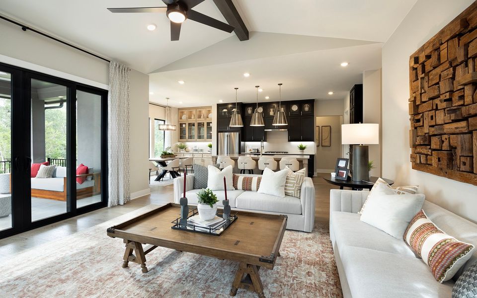 Representative furnished interior of a home built from the Auburn by Brookfield Residential in Kissing Tree, San Marcos (Image 10). Representative furnished interior of a home built from the Auburn by Brookfield Residential in Kissing Tree, San Marcos (Image 10).