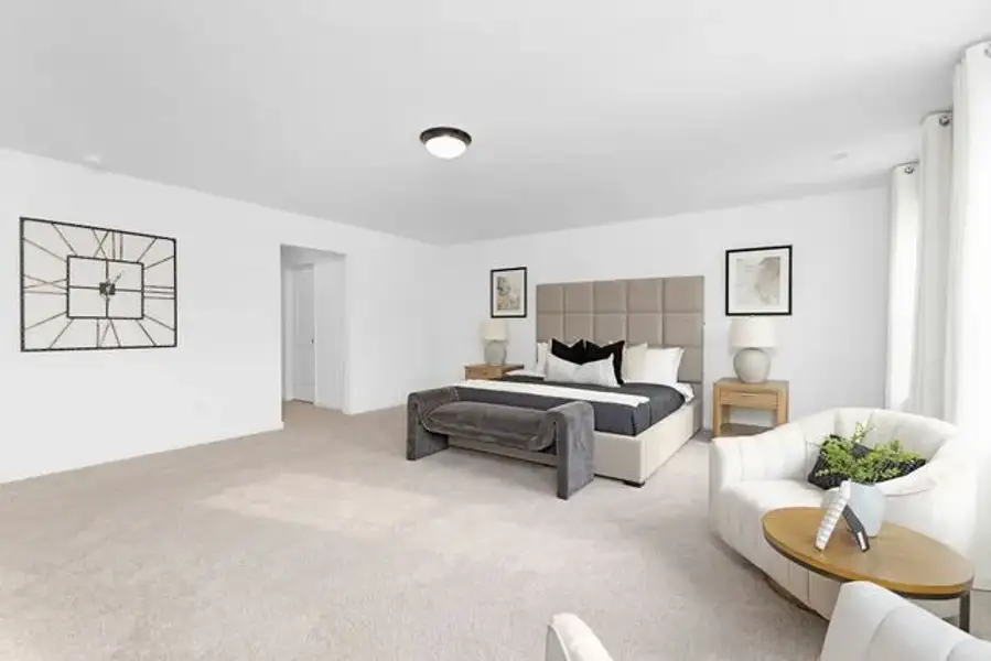 Representative furnished interior of a home built from the Calgary by True Homes in Deerwood Place, North Charleston (Image 13).