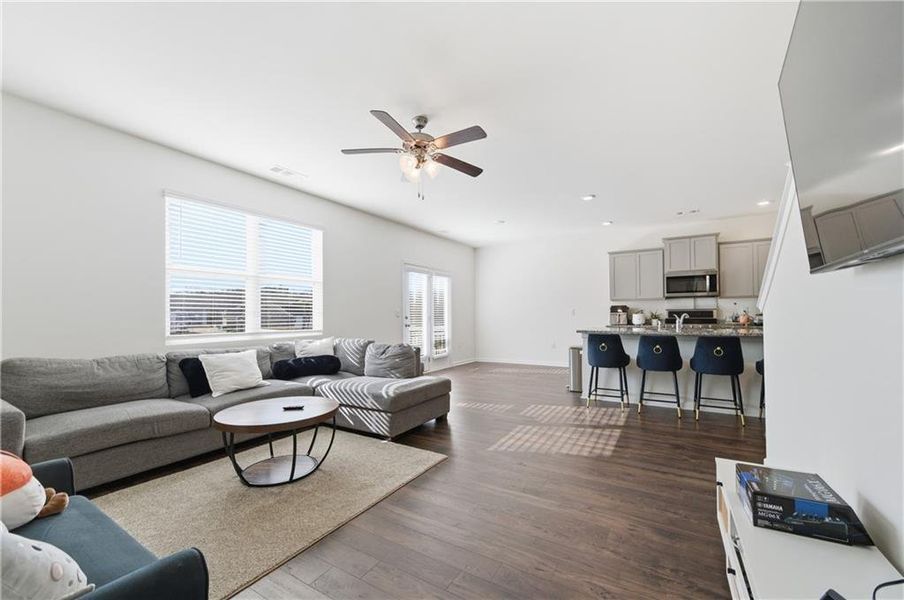 Furnished interior view inside a new home in Brooks Village, Dacula (Image 10).