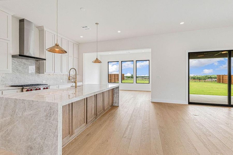 Furnished interior view inside a new home in , Prosper (Image 12).