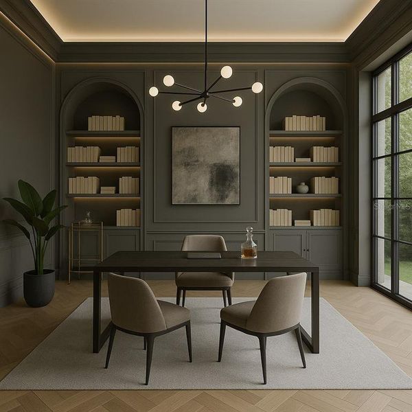 Furnished interior view inside a new home in , Winter Park (Image 5). Furnished interior view inside a new home in , Winter Park (Image 5).