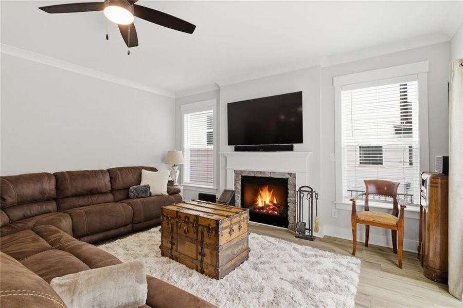 Furnished interior view inside a new home in Marble Tree, Ball Ground (Image 9).