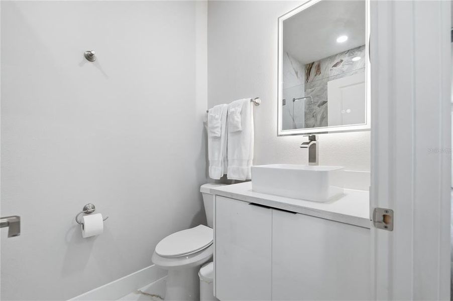 Furnished interior view inside a new home in , Tampa (Image 36).