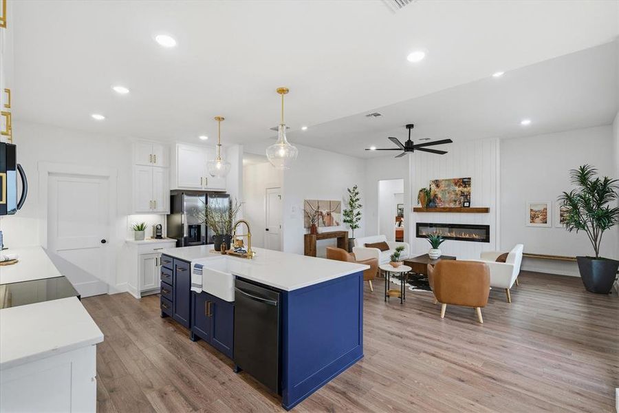 Furnished interior view inside a new home in , Wills Point (Image 19).