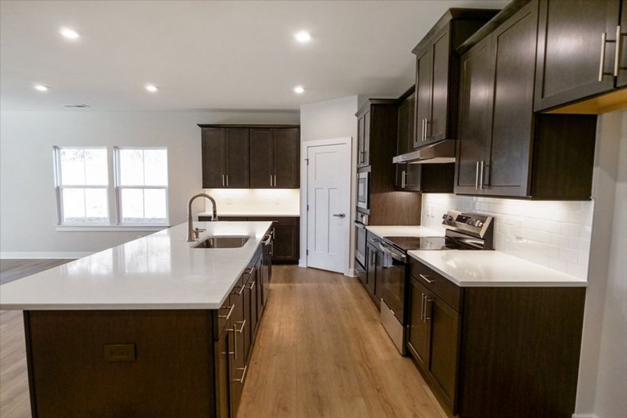 Furnished interior view inside a new home in Canterbrook Farms Ranches, Fountain Inn (Image 7). Furnished interior view inside a new home in Canterbrook Farms Ranches, Fountain Inn (Image 7).
