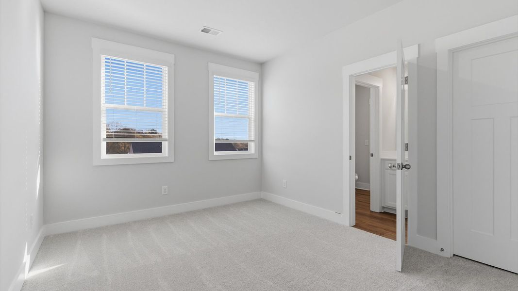 Furnished interior view inside a new home in Kayfield at Midway, Anderson (Image 29).