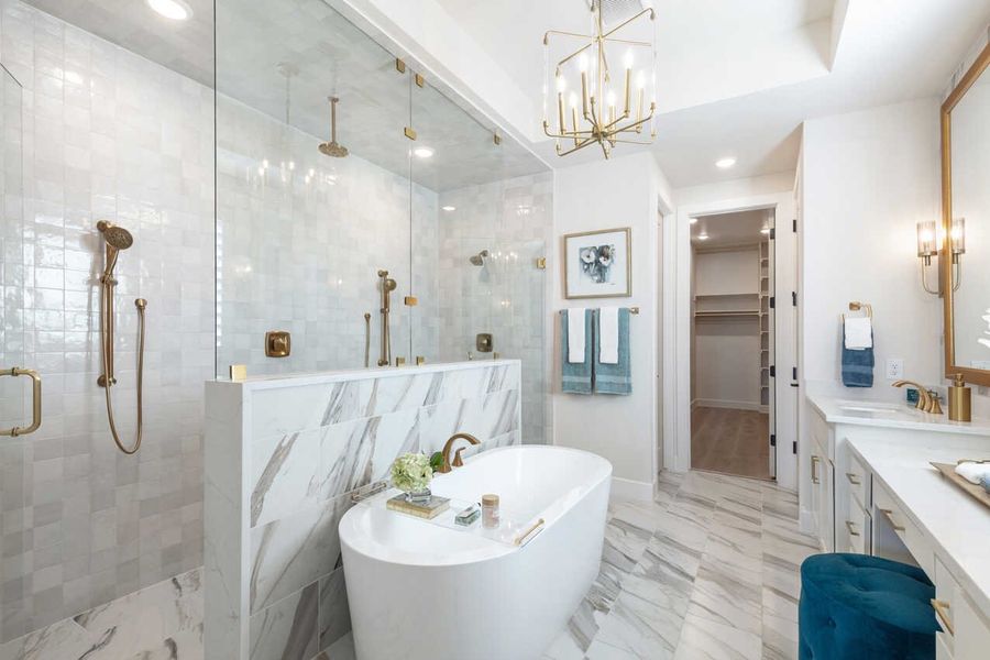 Representative Primary Bathroom - some options shown