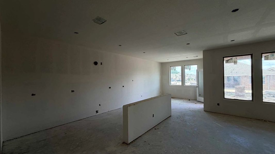 Open Kitchen-Dining Room Construction Progress