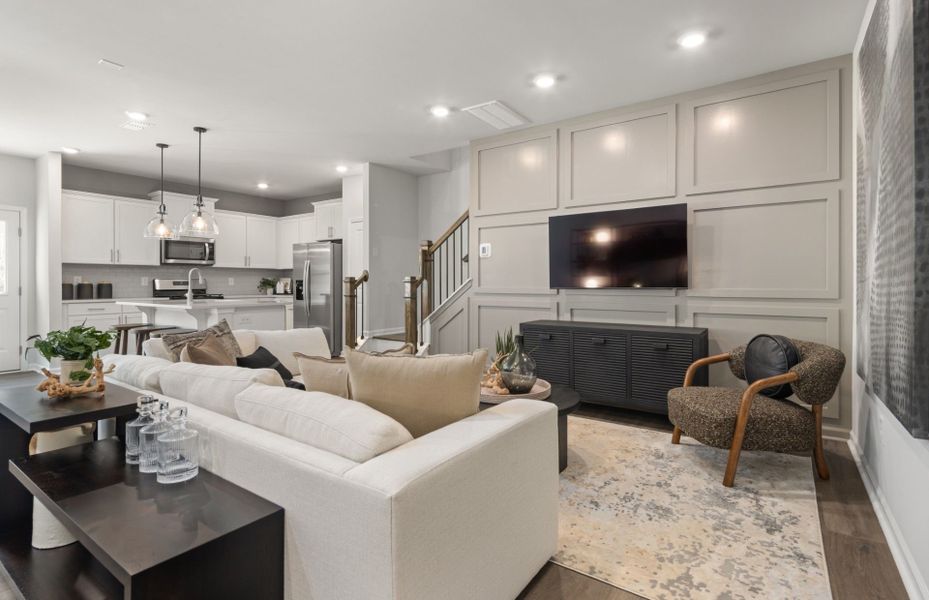 Furnished interior view inside a new home in Poets Walk, Whitsett (Image 12).