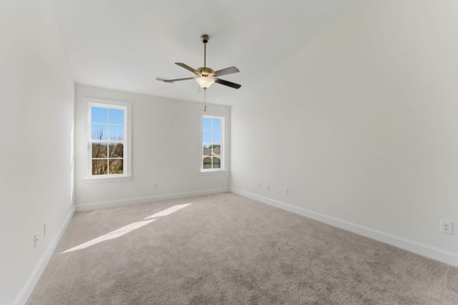 Representative unfurnished interior of a home built from the Cayman by Keystone Homes NC in Weybridge, Burlington (Image 62). Representative unfurnished interior of a home built from the Cayman by Keystone Homes NC in Weybridge, Burlington (Image 62).