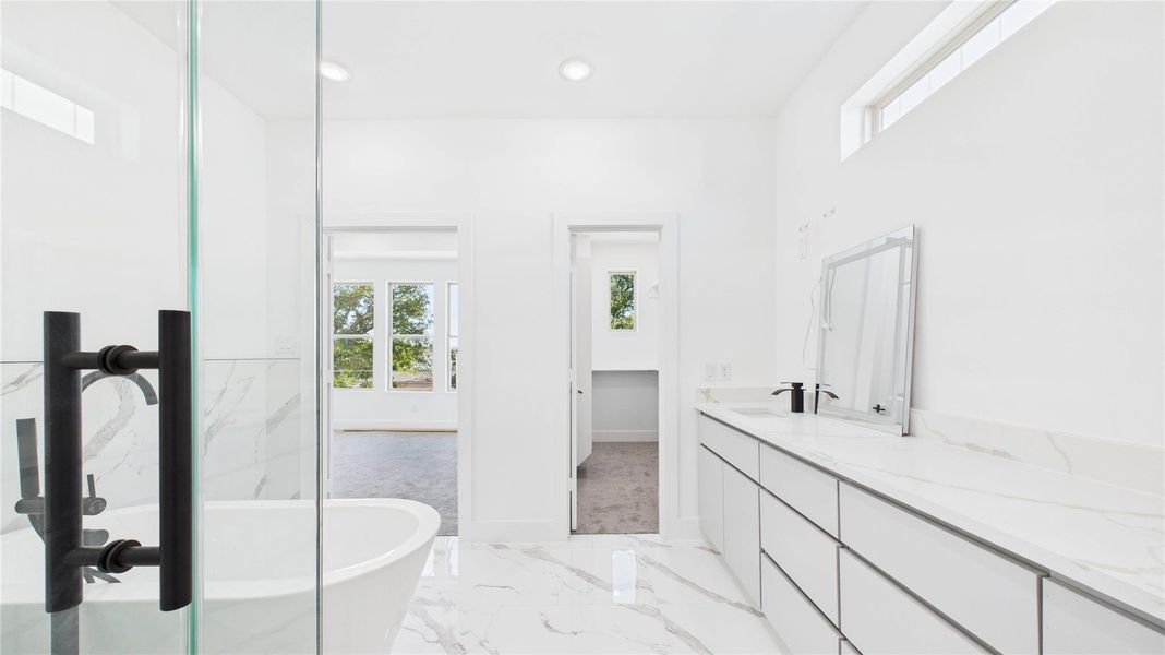 Furnished interior view inside a new home in , Houston (Image 13).