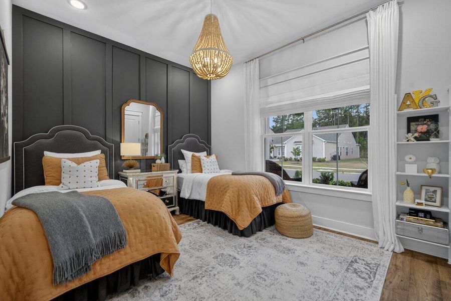 Furnished interior view inside a new home in K. Hovnanian's® Four Seasons at Lakes of Cane Bay, Summerville (Image 9).