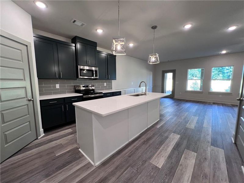 Furnished interior view inside a new home in , Norcross (Image 10).