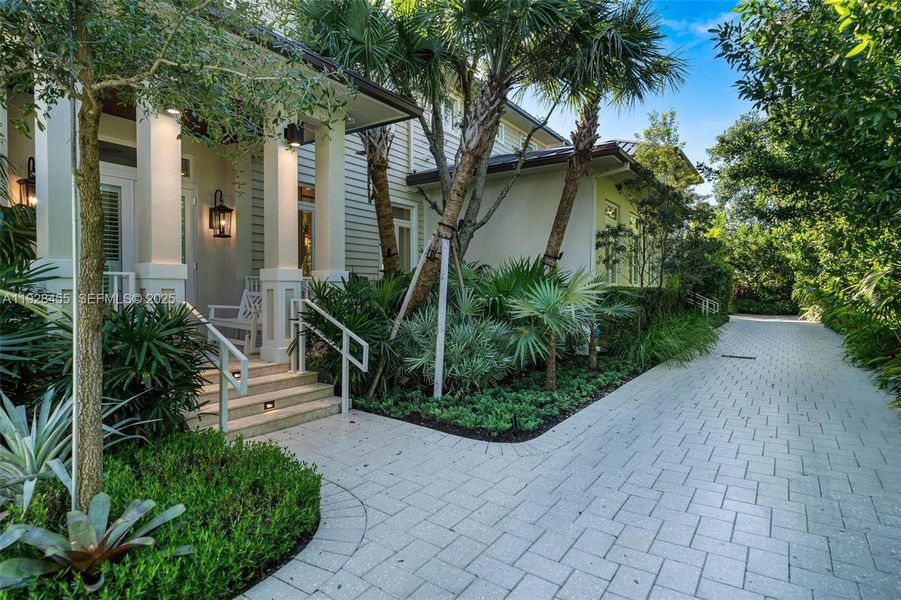 Exterior details and patio area of a home in , Pinecrest (Image 28). Exterior details and patio area of a home in , Pinecrest (Image 28).
